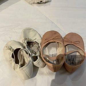 Ballet slippers size 6 and 71/2